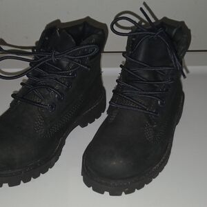 Timberland Kids Black Boots
